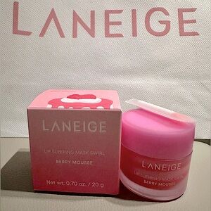 Laneige Lip Sleeping Mask Swirl in Berry Mousse